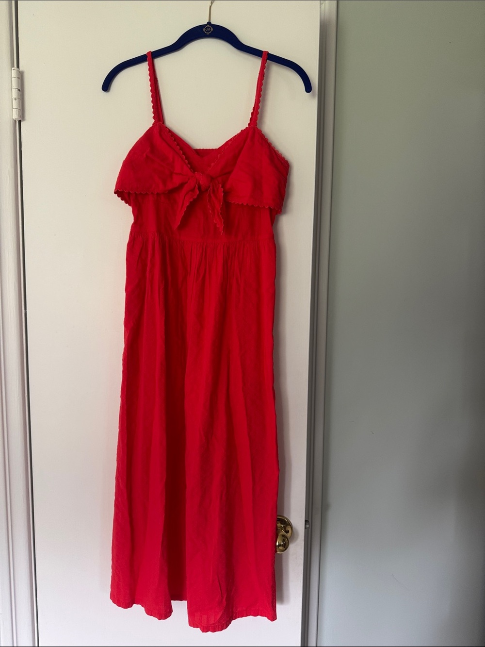 Old Navy Red Spaghetti-Strap Maxi Dress with Front Tie